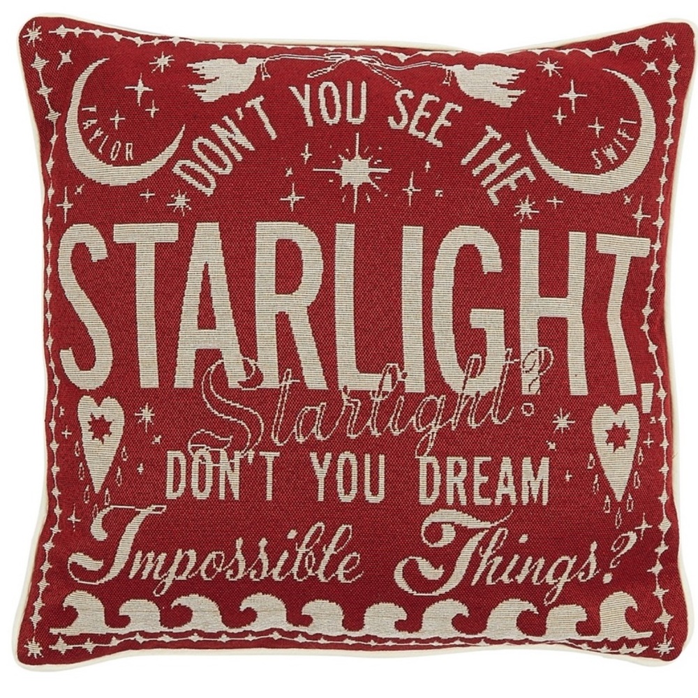 Taylor Swift Starlight Red Decorative Pillow